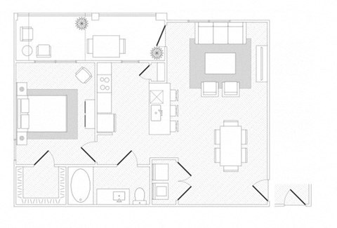 MOK A3 floor plan at Reveal at Onion Creek, Austin, 78747